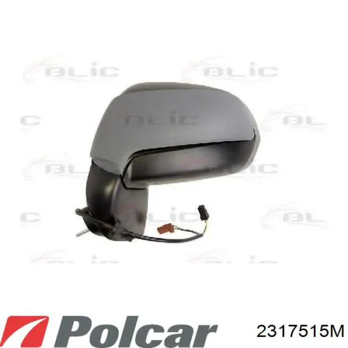 Накладка левого бокового зеркала Polcar 2317515M цена, от 9.87 USD