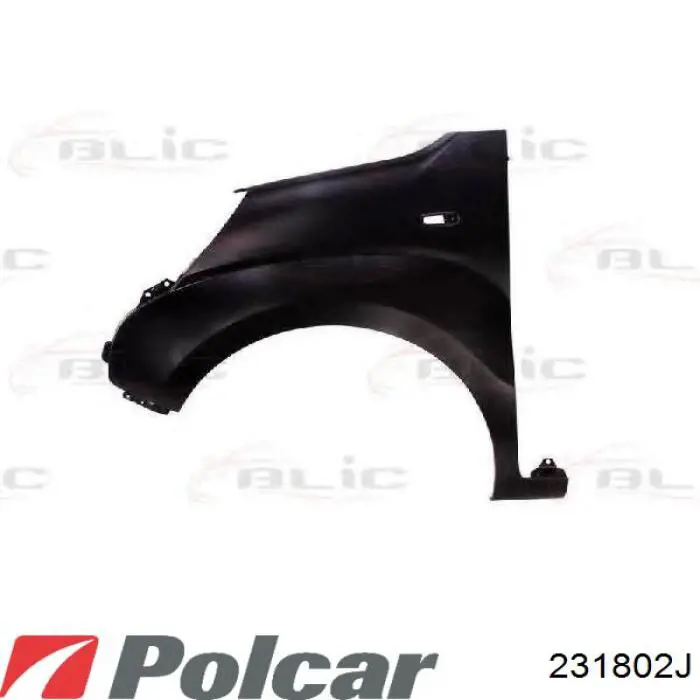 Крыло переднее правое 231802J Polcar