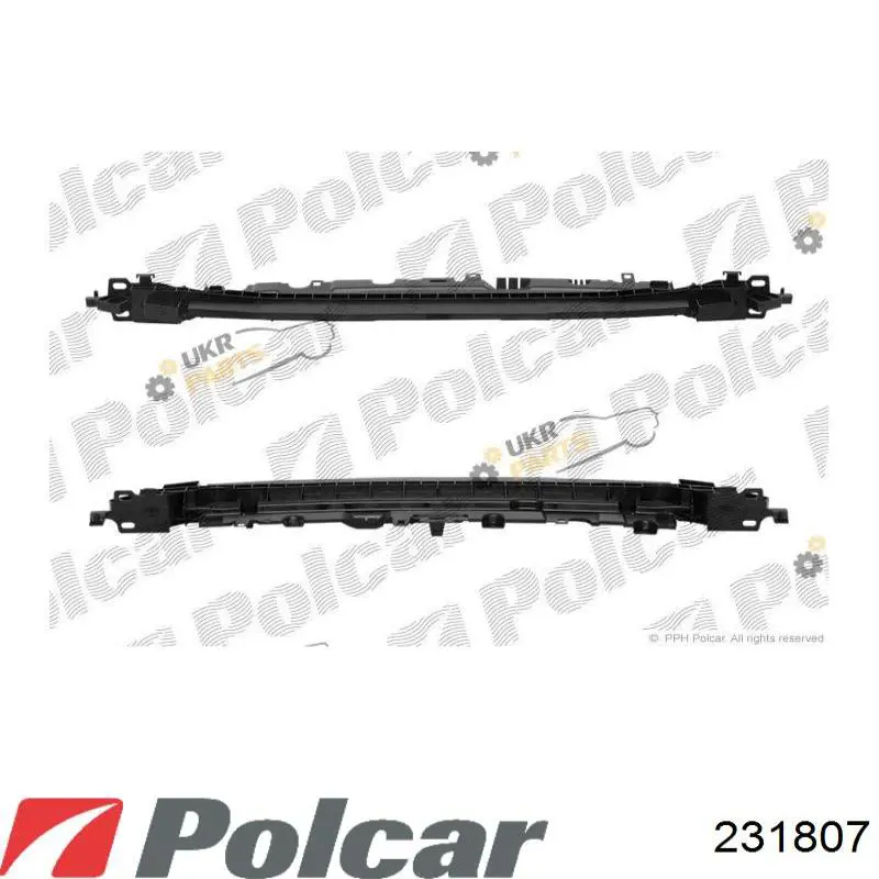 2318072 Polcar передний бампер