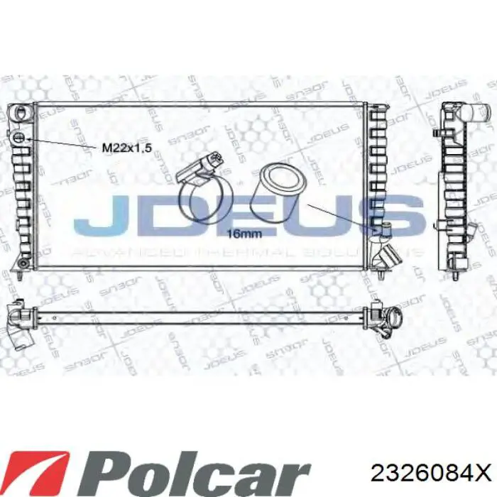 2326084X Polcar радиатор
