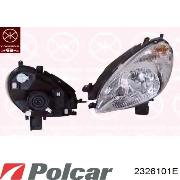 Фара правая 2326101E Polcar