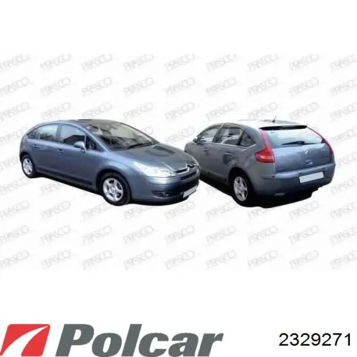 Заглушка ПТФ бампера переднего левая Polcar 2329271 цена, от 6.36 USD