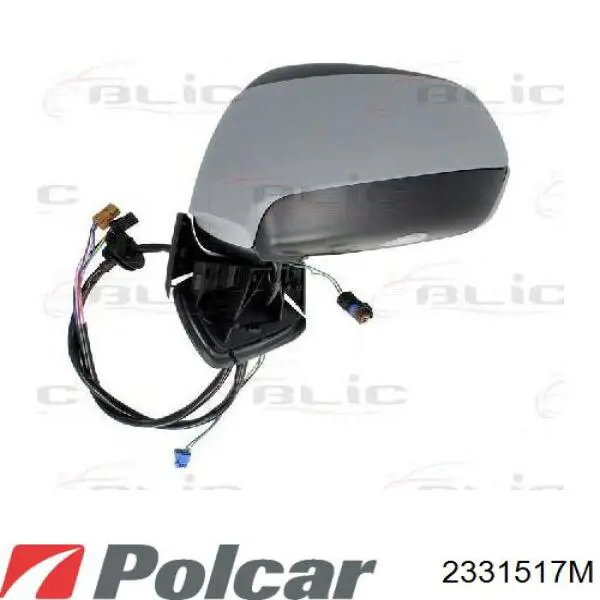 Зеркало заднего вида, левое Polcar 2331517M цена, от 121.75 USD