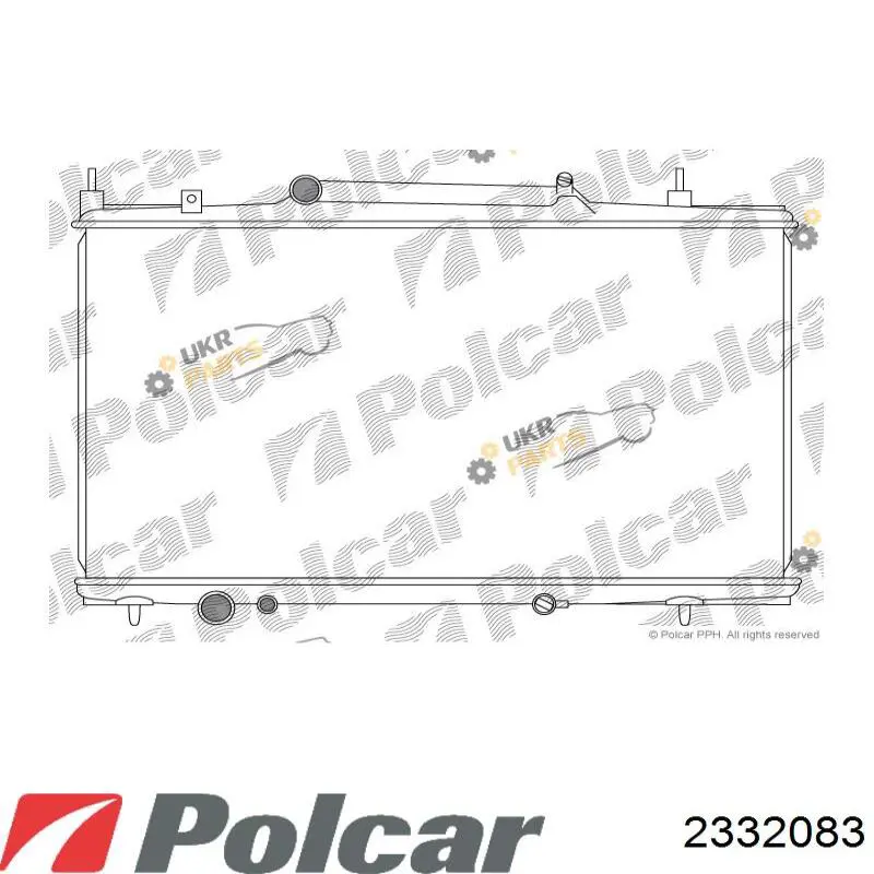 Радиатор 2332083 Polcar