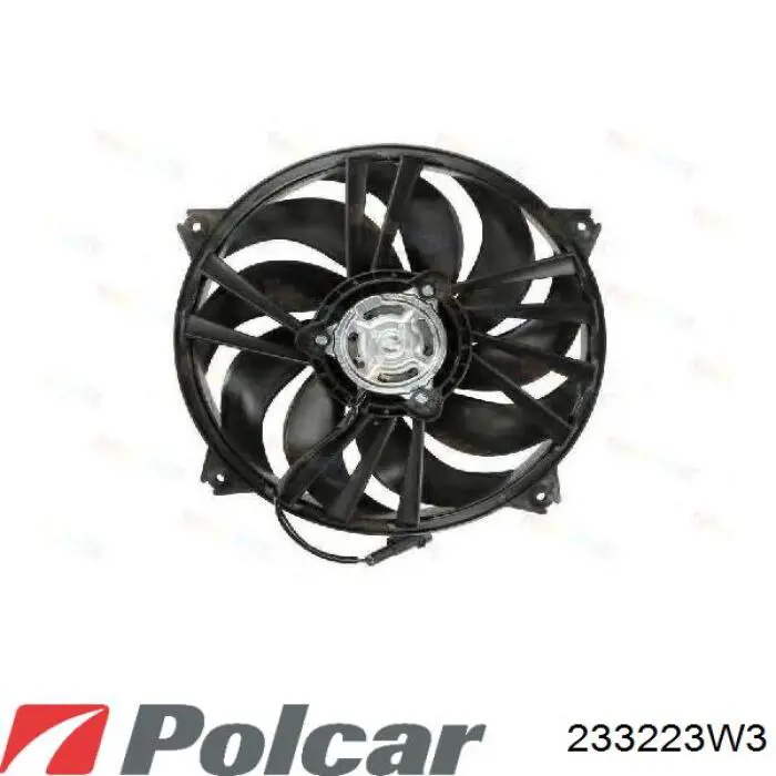 233223W3 Polcar электровентилятор охлаждения в сборе (мотор+крыльчатка)