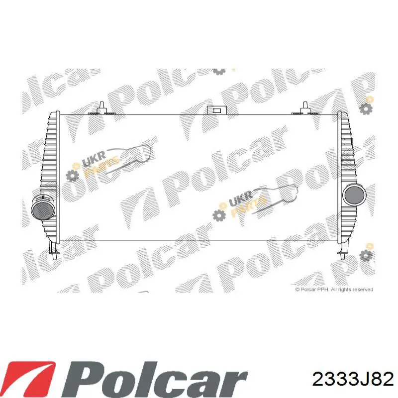 Интеркулер 2333J82 Polcar