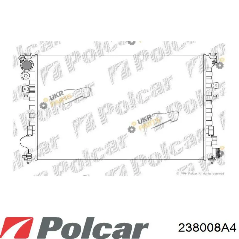 238008A4 Polcar радиатор