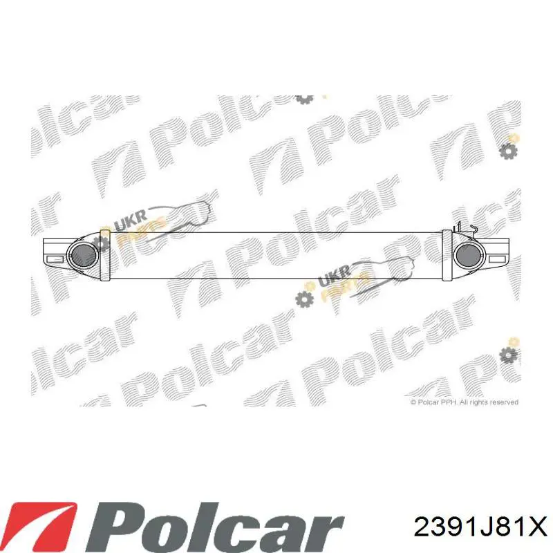 Интеркулер 2391J81X Polcar