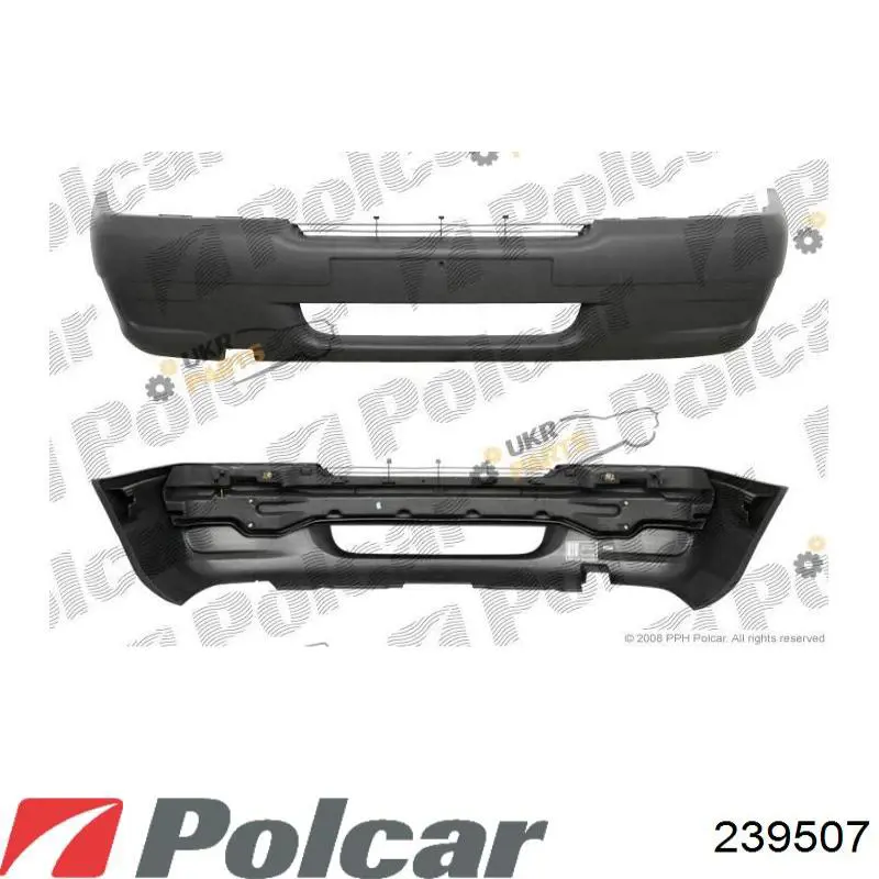 239507 Polcar передний бампер