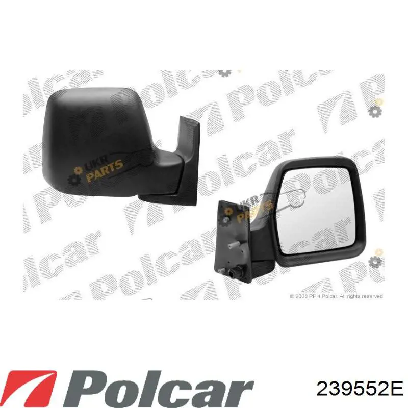 239552E Polcar зеркало заднего вида правое