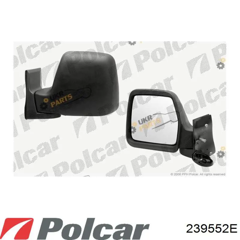 Espejo retrovisor derecho 239552E Polcar