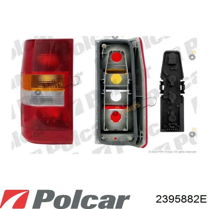 Фонарь задний правый 2395882E Polcar