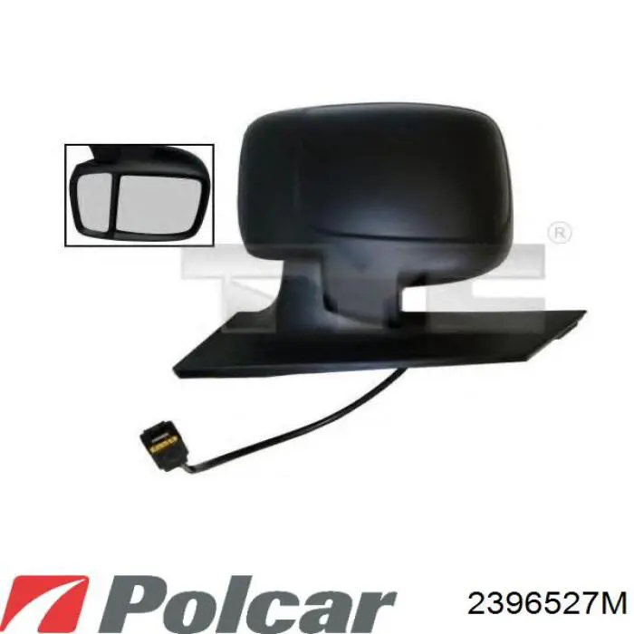 Espejo retrovisor derecho 2396527M Polcar