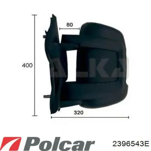 Зеркальный элемент водительского зеркала GP VP003 цена, от 7.91 USD