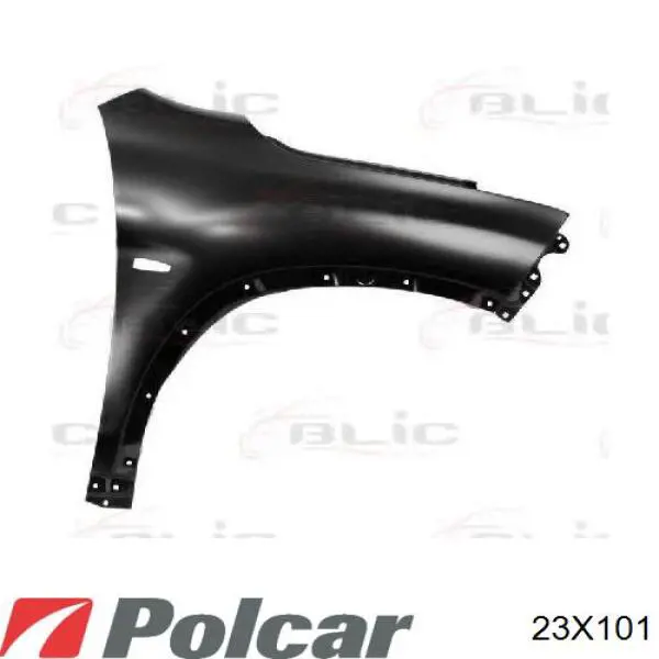23X101 Polcar pára-lama dianteiro esquerdo