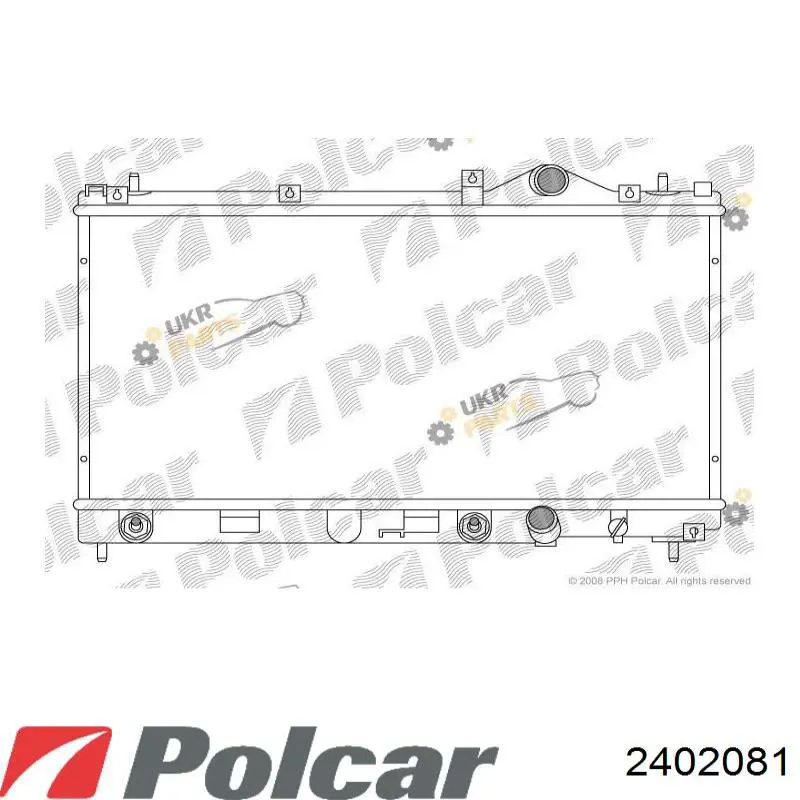 Радиатор 2402081 Polcar