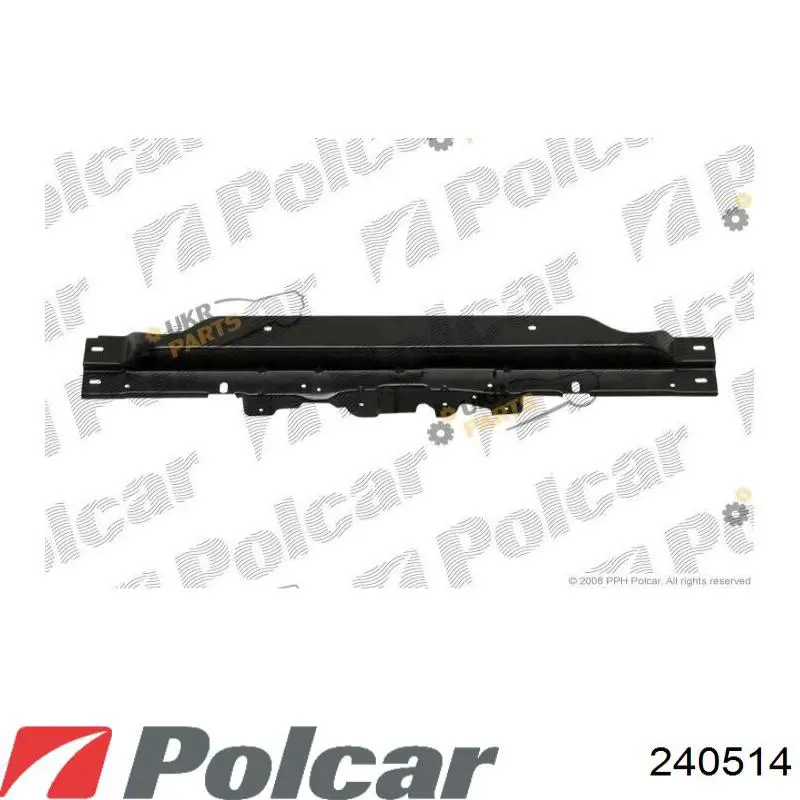 240514 Polcar суппорт радиатора в сборе (монтажная панель крепления фар)