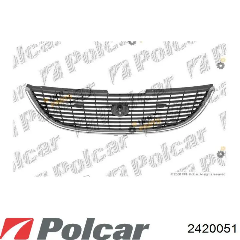 2420051 Polcar решетка радиатора