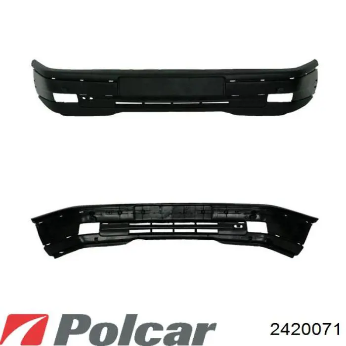 2421072 Polcar Бампер передний в сборе