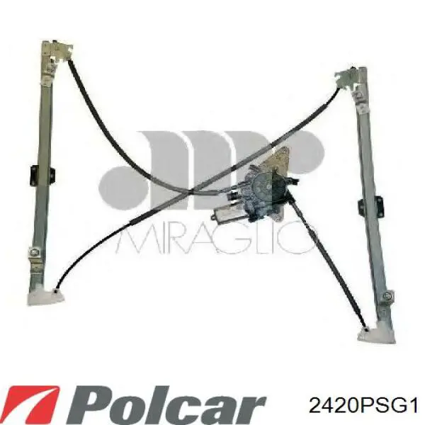 2420PSG1 Polcar механизм стеклоподъемника двери передней левой