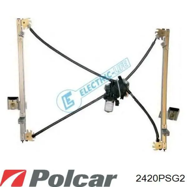 2420PSE2 Polcar механизм стеклоподъемника двери передней правой