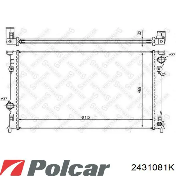 Радиатор PL331812 Koyorad