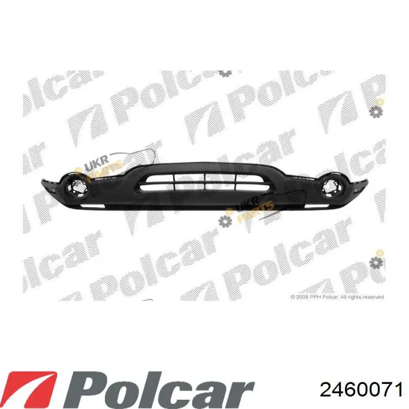 246007-1 Polcar бампер передний, нижняя часть