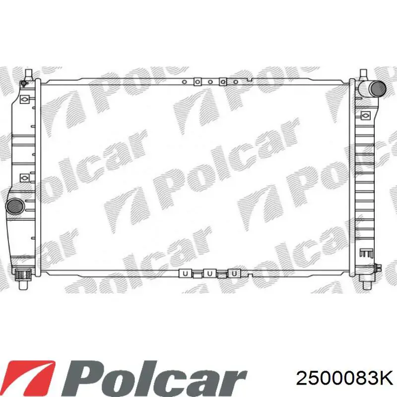 Радиатор 2500083K Polcar