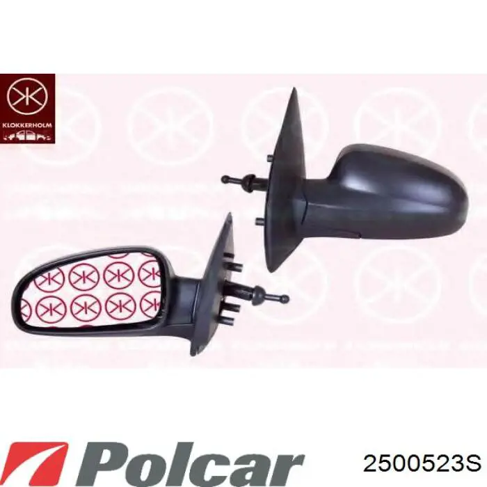 2500523S Polcar Зеркало заднего вида правое