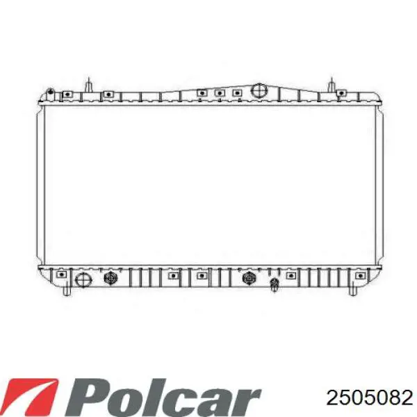 2505082 Polcar Радиатор основной