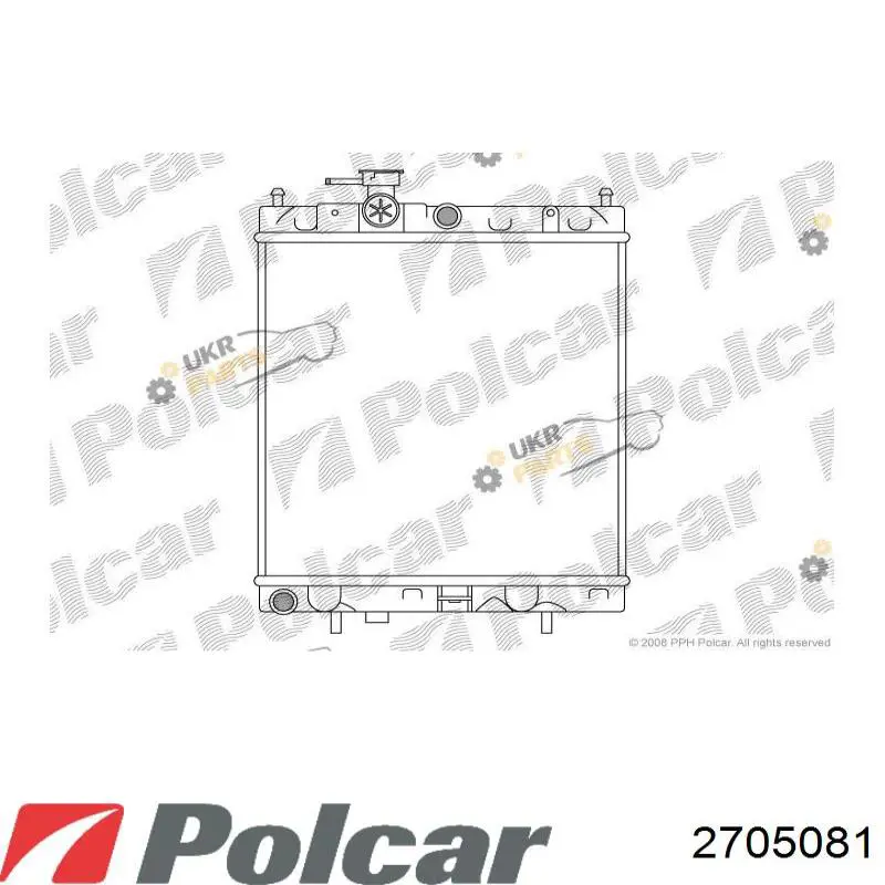 2705081 Polcar Радиатор основной