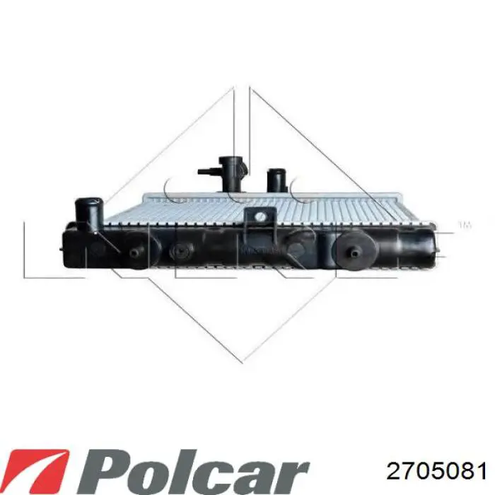 Радиатор охлаждения двигателя Polcar 2705081 цена, от 57.01 USD