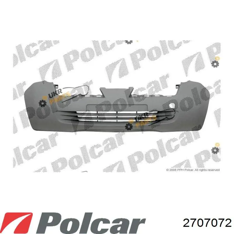 2707072 Polcar передний бампер
