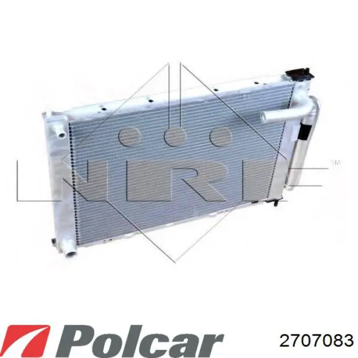 Купить 2707083 Polcar Радиатор водяной