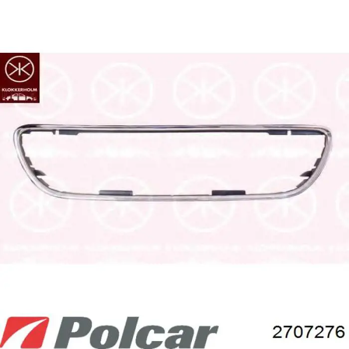 2707276 Polcar заглушка (решетка противотуманных фар бампера переднего правая)