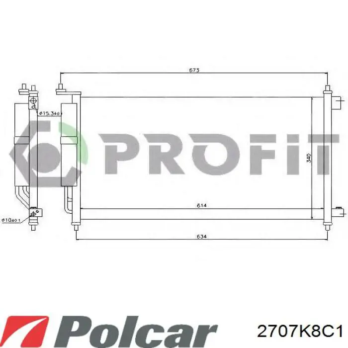 2707K8C1 Polcar Конденсатор