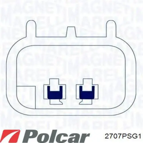Стеклоподъемник передней левой двери 2707PSG1 Polcar
