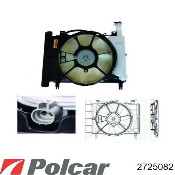 2725082 Polcar радиатор
