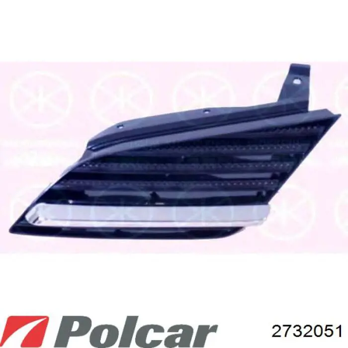 2732051 Polcar Решетка радиатора левая