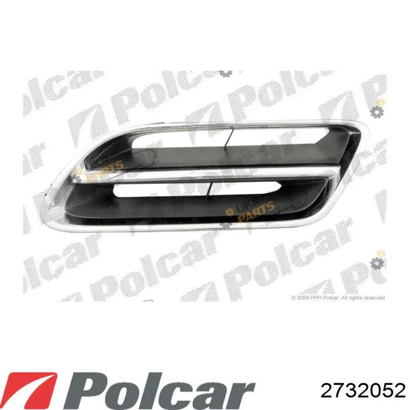 2732052 Polcar решетка радиатора левая