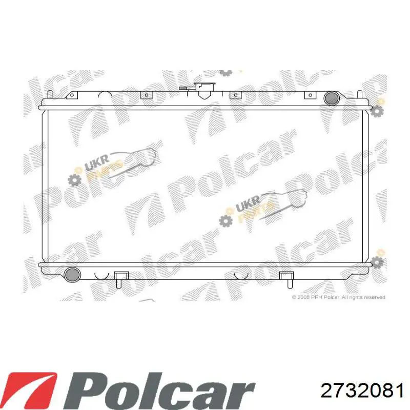 2732081 Polcar радиатор