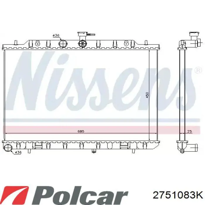 Радиатор 242293 Glyser