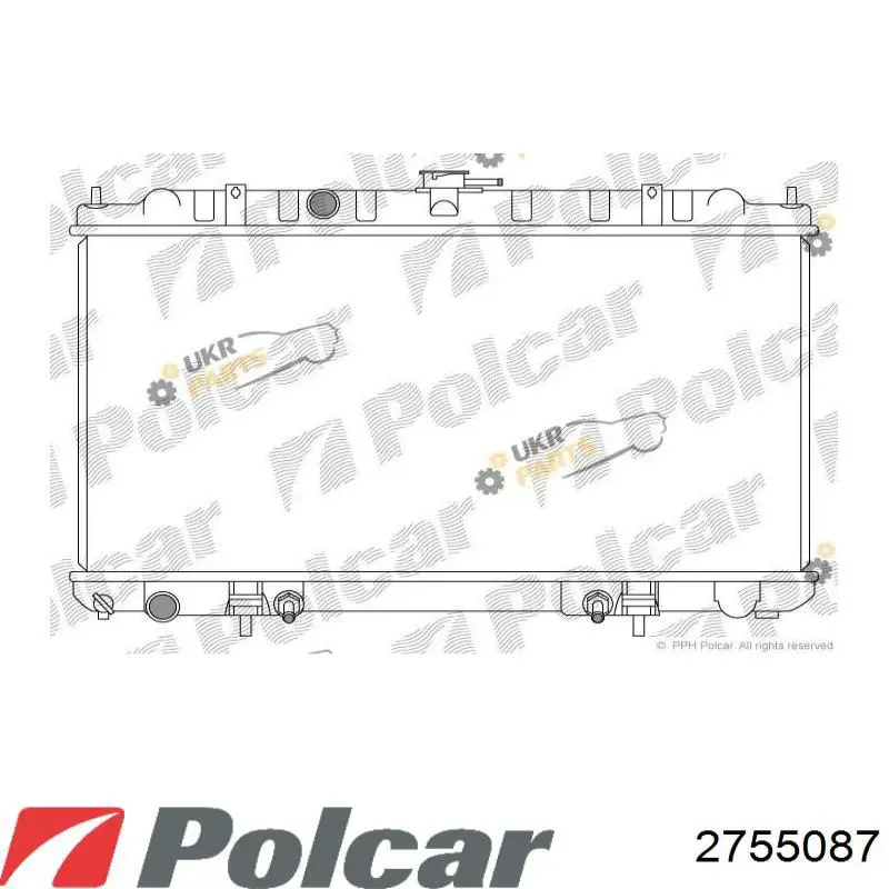 2755089 Polcar Радиатор основной