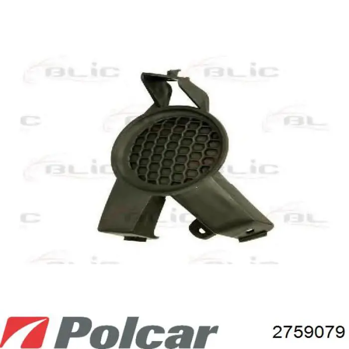 275907-9 Polcar заглушка бампера буксировочного крюка передняя
