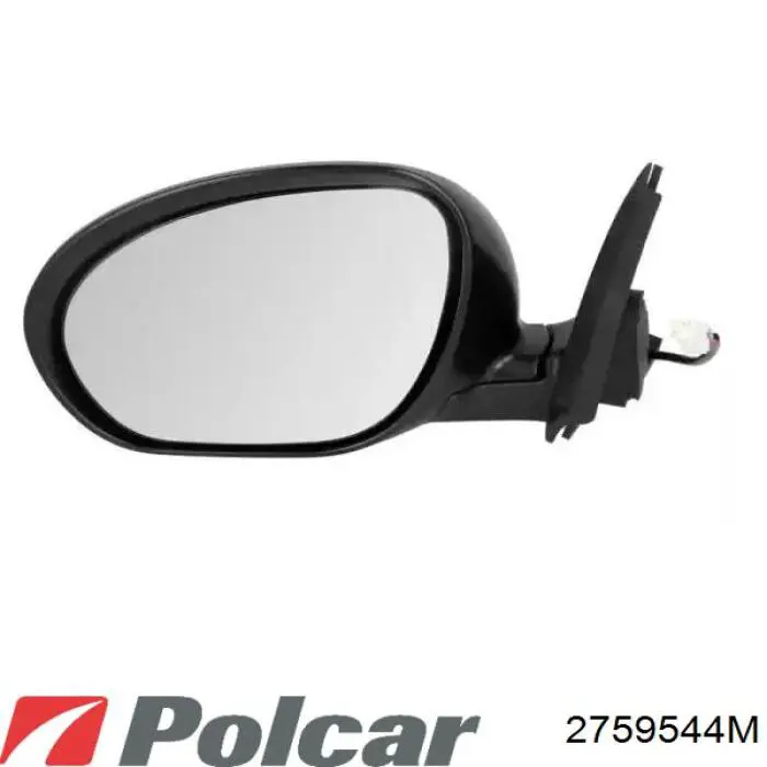 2759541E Polcar зеркальный элемент зеркала заднего вида левого