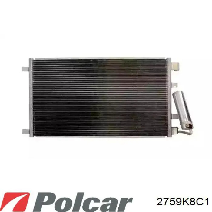 Радиатор кондиционера 2759K8C1 Polcar