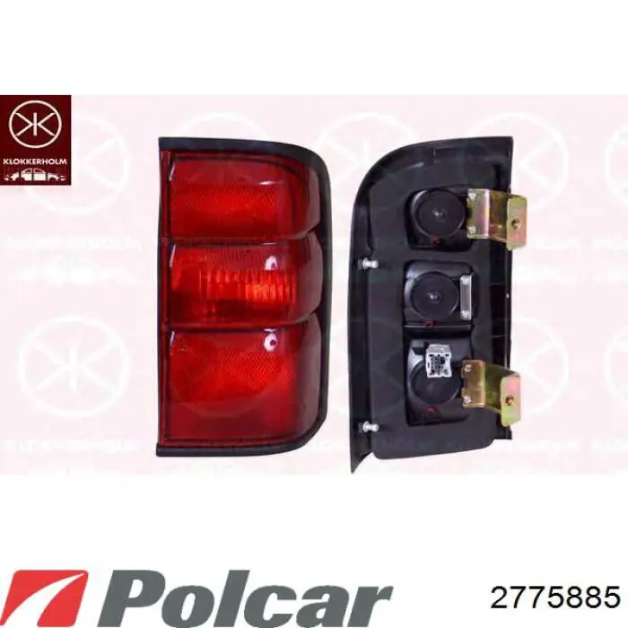 Фонарь заднего бампера правый 2775885 Polcar