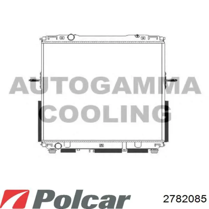 2782085 Polcar Радиатор основной