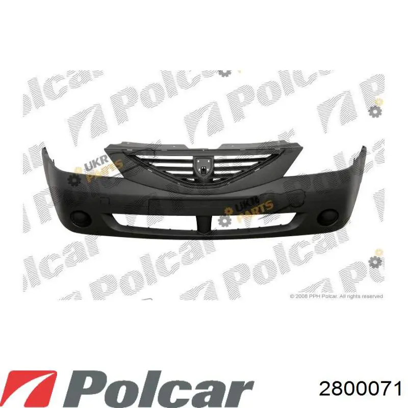 2800071 Polcar передний бампер
