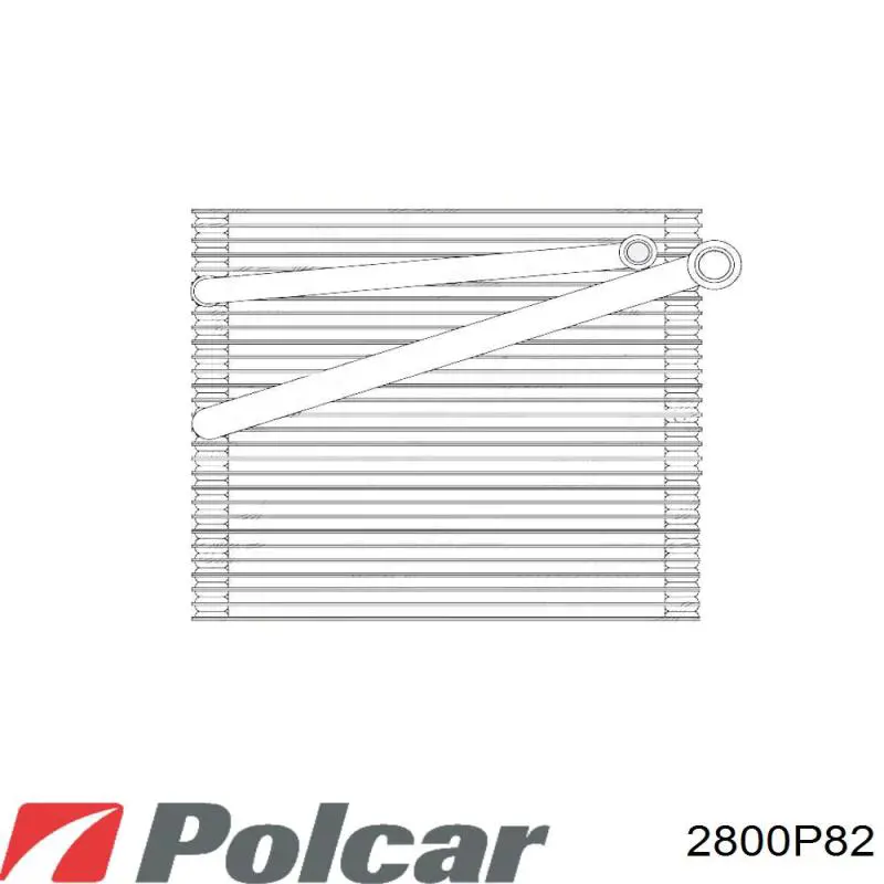 Купить 2800P82 Polcar Радиатор печки